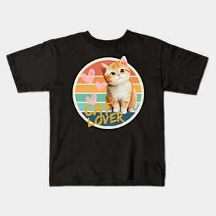 Purrfectly Obsessed: Cat Lover Tee Kids T-Shirt